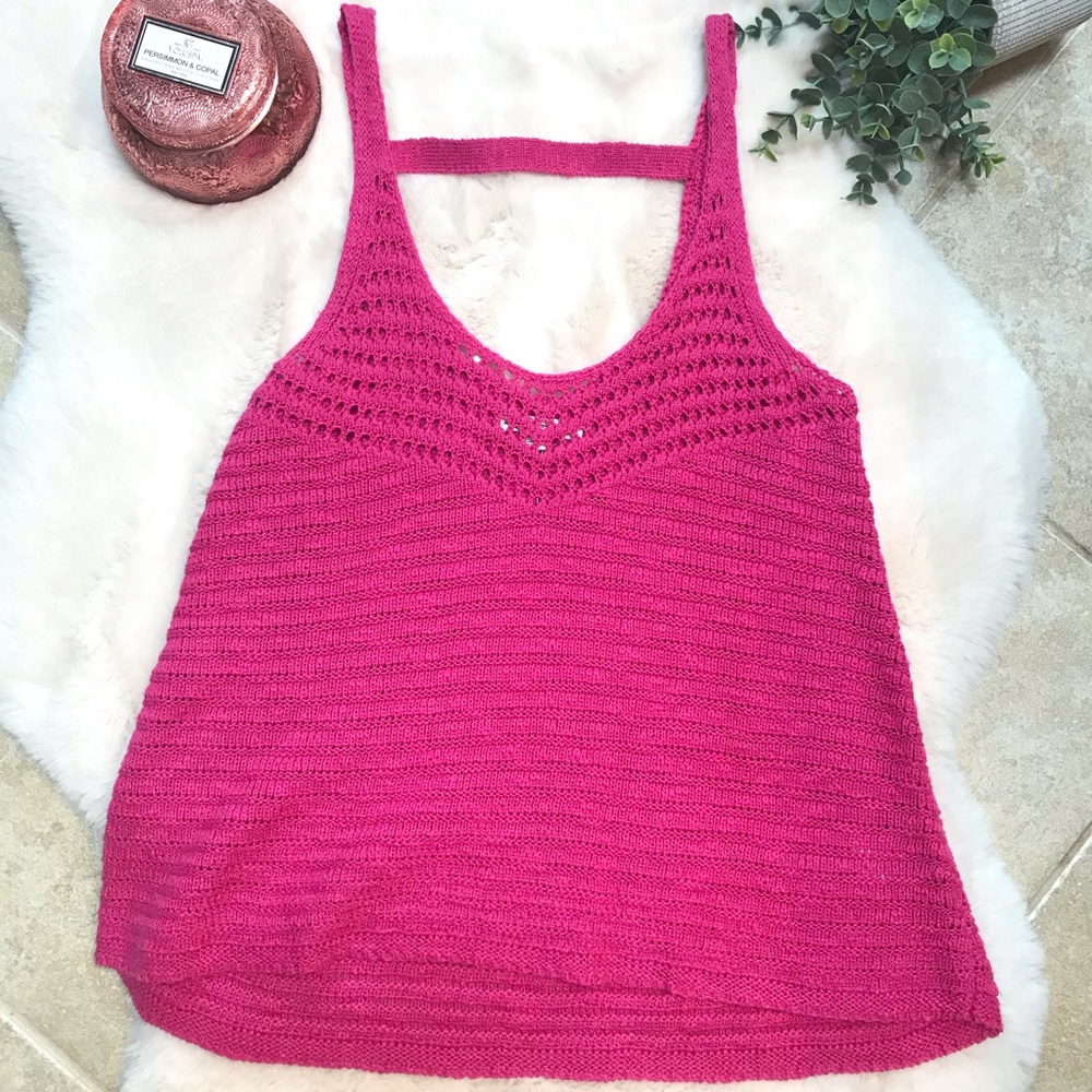 ❗️2/$10 American Eagle Knitted Pink Tank